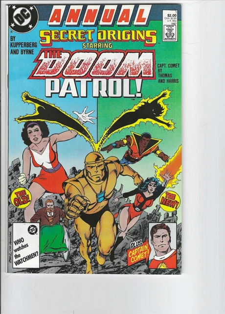 Secret Origins Annual # 1, Featuring The Doom Patrol & Captain Comet