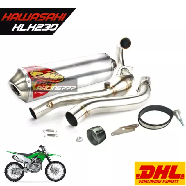 Exhaust Full System Racing Pipe Muffler Motorcycle For Kawasaki Klx230L Klx230R