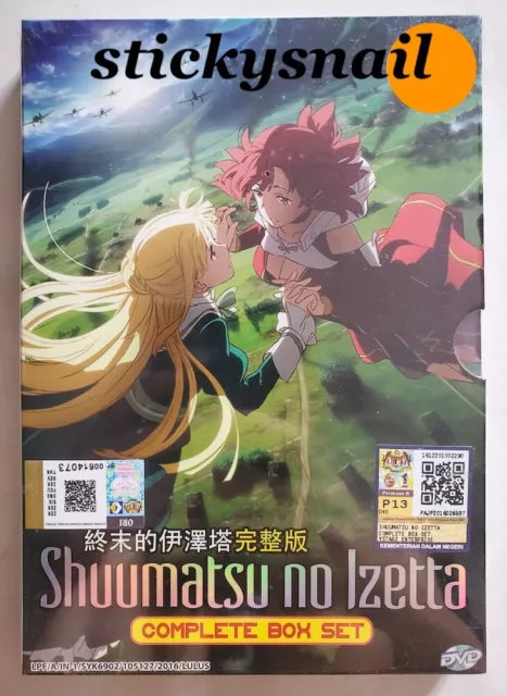 Anime DVD Shuumatsu no Izetta Vol. 1-12 End ENG SUB All Region FREE SHIPPING