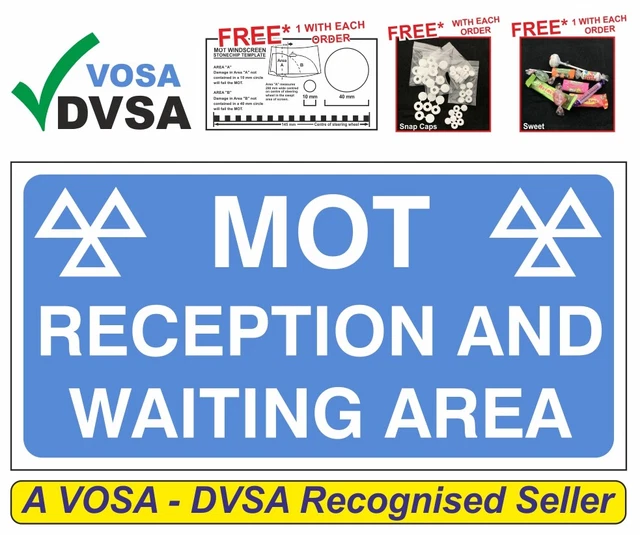 CARTELLO MOT RECEPTION & Waiting Area | Cartelli Parola | Cartello ...