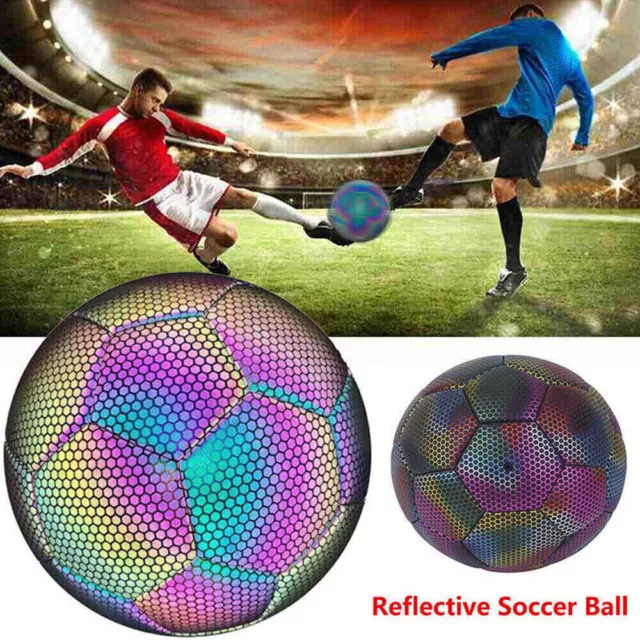 2021 Glow In The Dark Soccer Ball PU Size 5 Light Up Soccer Luminous  Glowing Football Ball Outdoor Indoor Practice Traning Ball