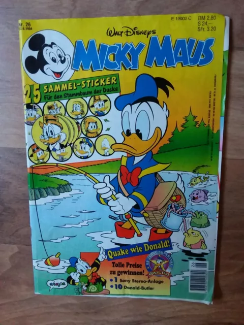 Micky Maus Heft Nr. 26/1994,  Walt Disneys MICKY MAUS