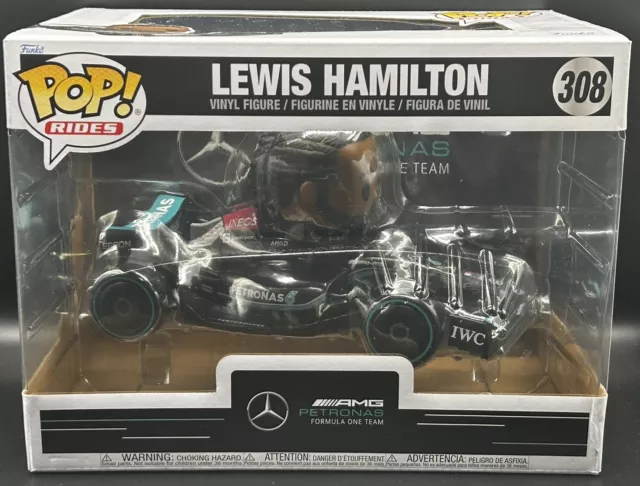 Lewis Hamilton Signed Autograph Funko Pop Racing Formula 1 One F1 #01 ACOA  COA