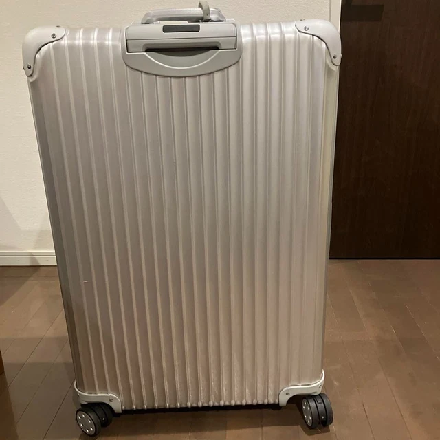 Rimowa Topaz Topas 84L 4-wheels Carry Case Silver With cover UNUSED FS