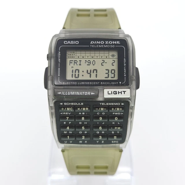 NOS CASIO DBC-63NS-9BT Dino Zone Data Bank Calculator