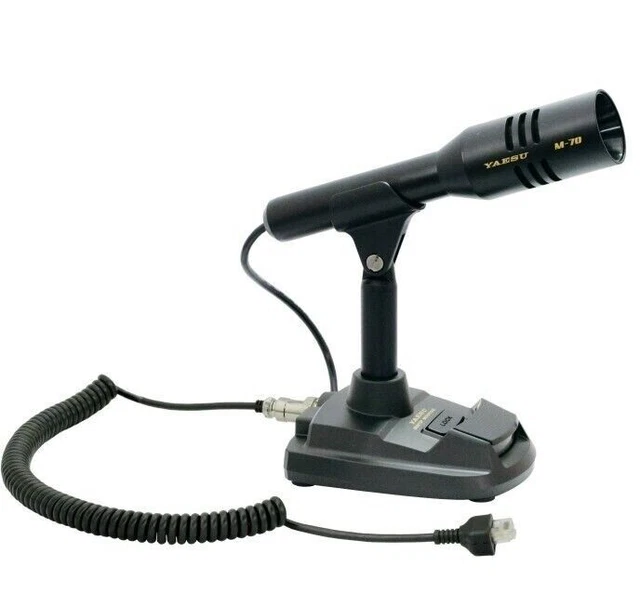 YAESU M-70 Latest Desktop Mic / Ptt Lock+Low-Cut switch fits Modular/round 8 pin YAESU M-70 Latest Desktop Mic / Ptt Lock+Low-Cut switch fits Modular/round 8 pin