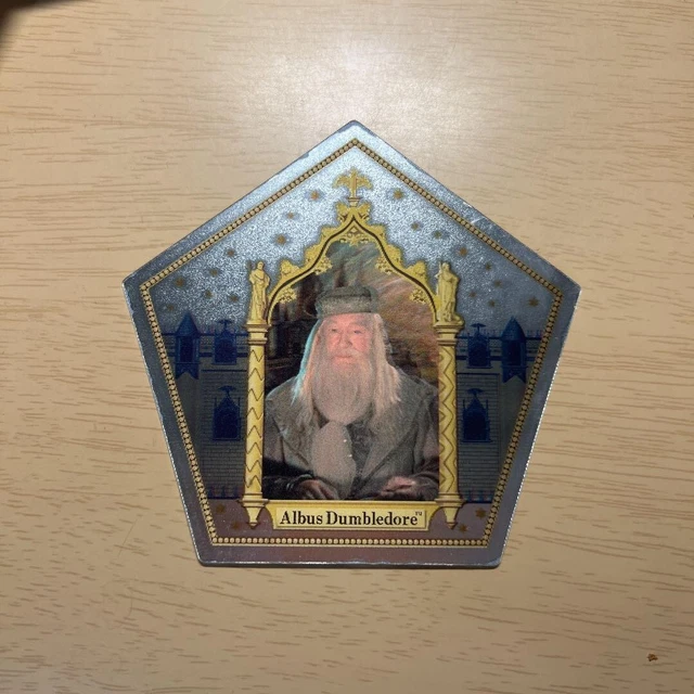 HARRY POTTER DUMBLEDORE Silver Card Chocolate Frog USJ Ultra Rare 11