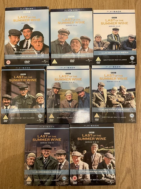 Last Of The Summer Wine Series 1-16      8 DVD Bundle