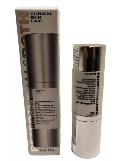 PETER THOMAS ROTH Un-Wrinkle Eye Concentrate 30ml/1oz. MRP $200 (Super-Size)