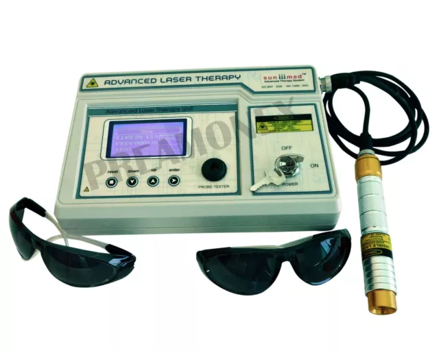 Computerised Laser Cold Laser Device Advanced LCD LLLT Therapy Software Machine