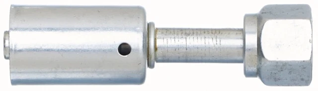 8ACA-6FTON PolarSeal Coupling Female SAE Tube O-Ring Nut Swivel - Aluminum