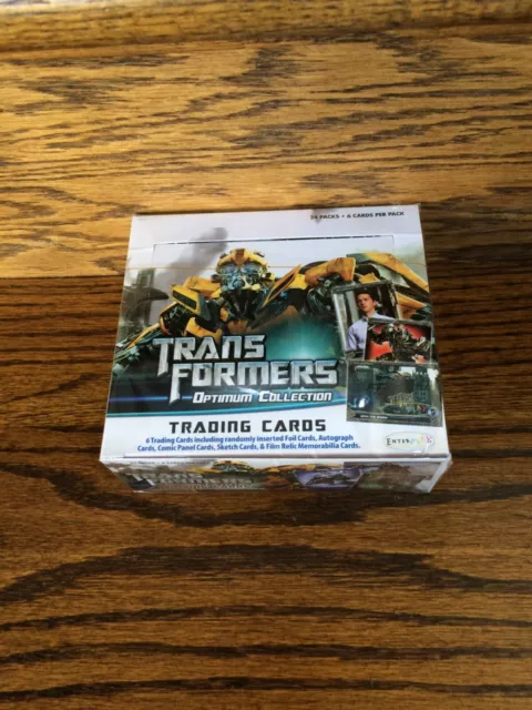 2013 Breygent Transformers Optimum Collection HOBBY Sealed Trading Card Box