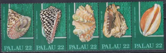 Palau 1986 Shells MNH**