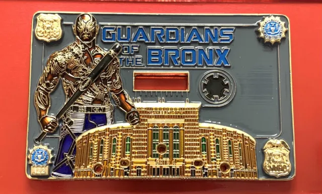 Nypd “Guardians Of The Bronx" Challenge Coin New York Police Marvel Yankees