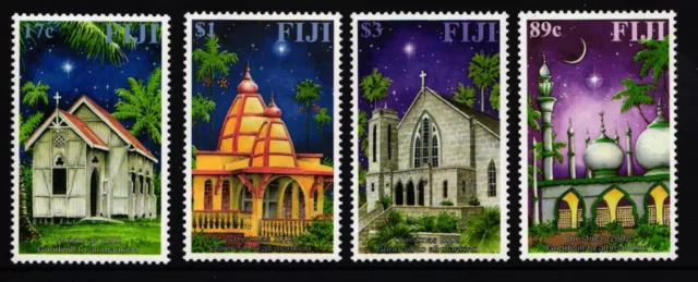 Isole Fiji 1026-1029 nuovo di zecca Natale #II545