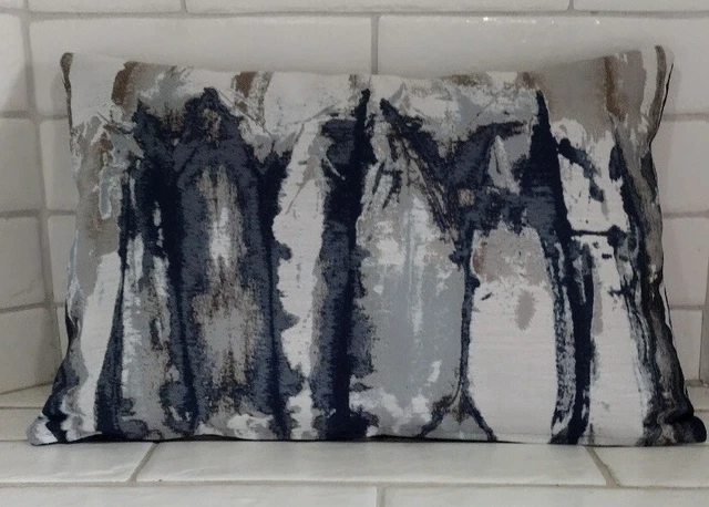 CUSHION COVER 45CM x 30cm Takara Indigo by Harlequin. Backed in a 2 tone fabric 15.00 PicClick UK