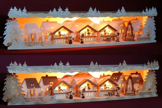 Schwibbogen-Erhöhung Unterbank 75cm Weihnachtsmarkt Pyramide Erzgebirge Sockel