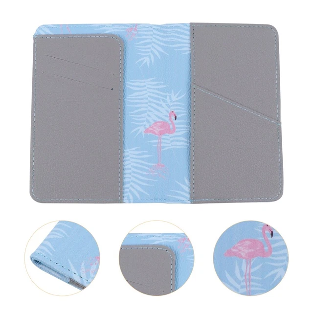 Portafoglio Da Viaggio Con Protezione RFID - Custodia Passaporti In Pelle | Grigio, Taglia M - Foto 3