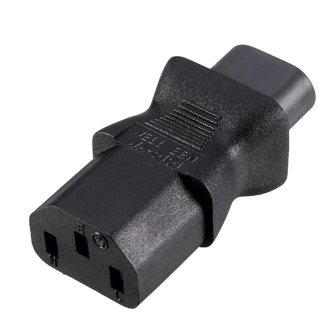 Sourcingmap Connettore Di Alimentazione IEC320 C13 Maschio 3P 10A 250V Per Montaggio A Pannello - 3 Pezzi