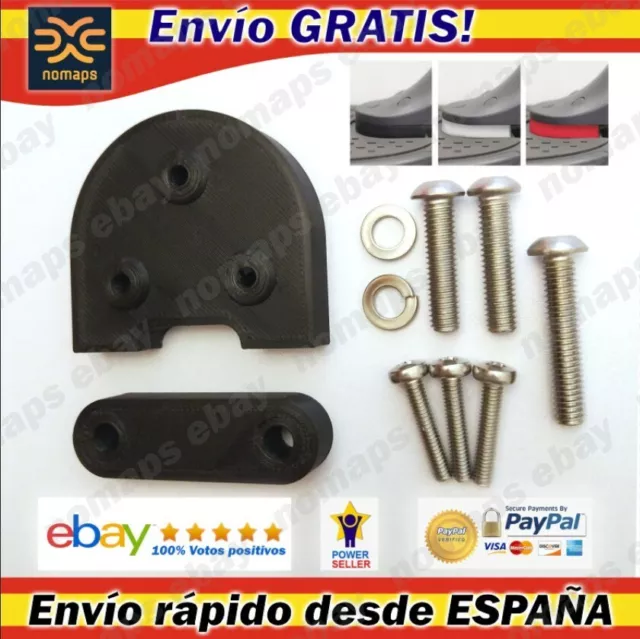 Kit espaciador elevador extensor rueda de 10 pulgadas patinete Xiaomi Mijia M365