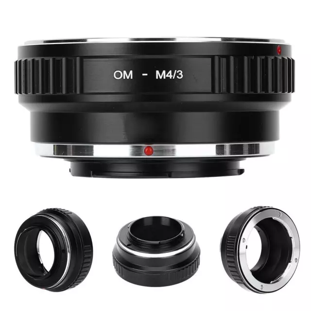 Fikaz OM-M4/3 Lens Adapter Ring for Olympus OM to for Olympus M4/3 Mount Camera