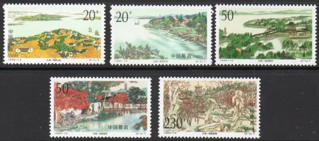 PRChina 1995-12, Mi.#2618-22**Taihu-See zu den 4 Jahreszeit /complete Set-MNH