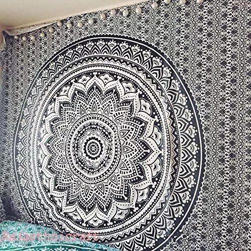 Indian Tapestry Wall Hanging Mandala Hippie Bedspread Throw Bohemian Cover Twin