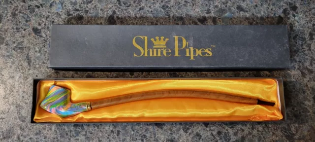 Shire Pipes 15" Rainbow Tobacco Smoking  Pipe used but in very nice condition!