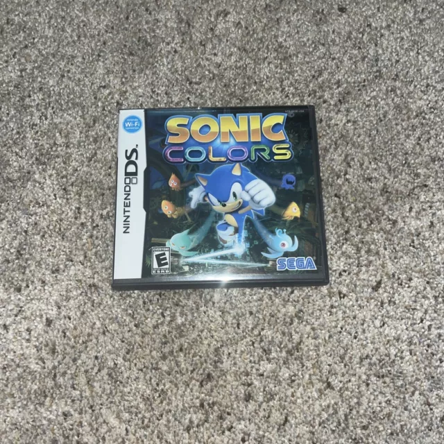 Sonic Colors Nintendo DS Game Complete CIB Authentic Tested and