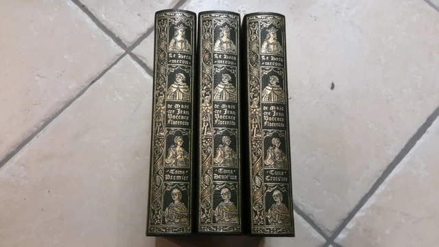 Le Décaméron - Maistre Jean Boccace - Jean De Bonnot - 1971 - Édition Luxe 3 Tomes
