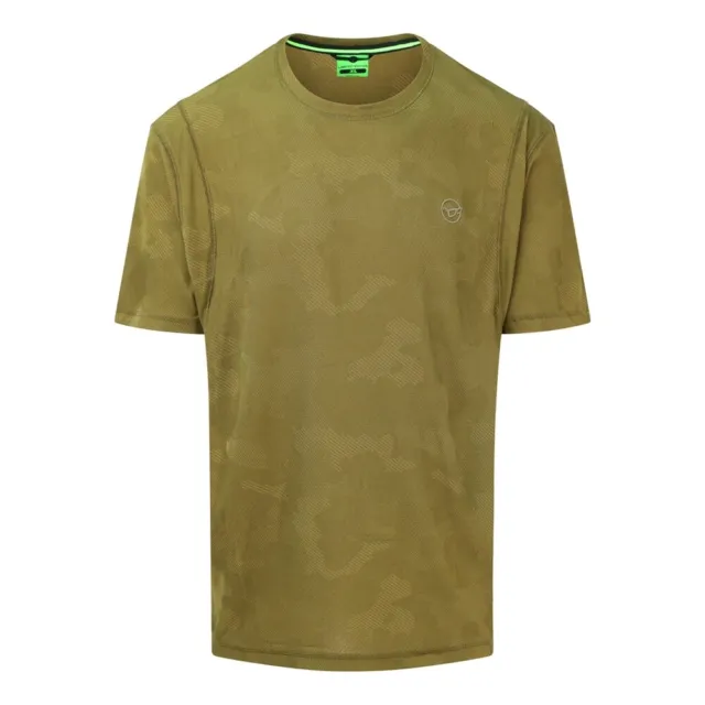 Korda LE Kamo Pro T-Shirt Oliven Angelbekleidung alle Größen verfügbar