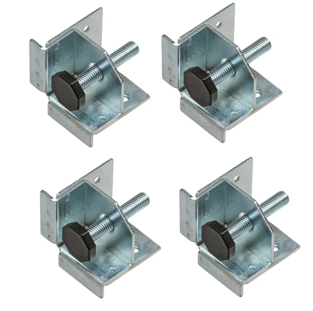 CABINET PLINTH HEAVY Duty Adjustable Feet with Supporting Bracket pack ...