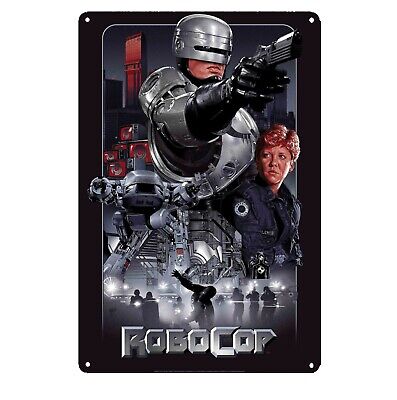 Robocop Movie Metal Poster Retro Cinema Metal Tin Sign