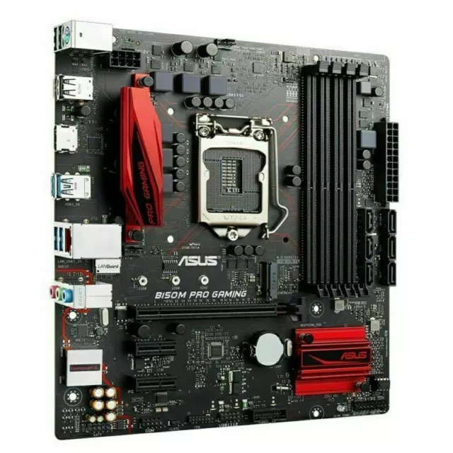 ASUS B150M Pro Gaming Motherboard Intel B150 LGA 1151 DDR4 Micro ATX M.2 USB 2.0 2