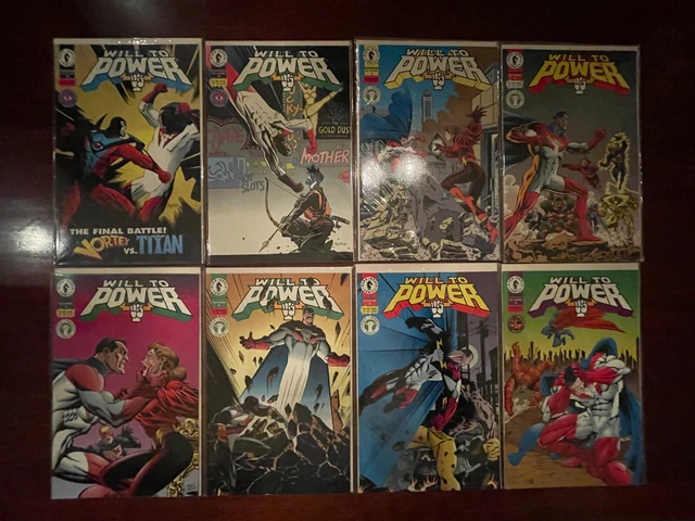 Lot Of 8 Will To Power Dark Horse Comic Books # 3 4 5 7 8 9 11 12 NM 1st Pr J905