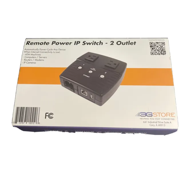 5Gstore Remote Power IP Switch - 2 Outlets (US)