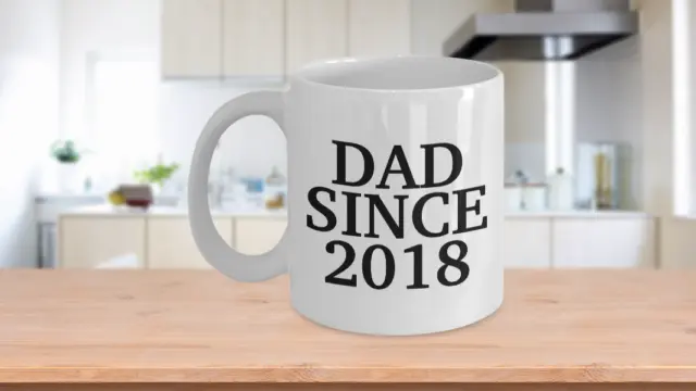 Dad Since 2018 Coffee Mug Ceramic Cup