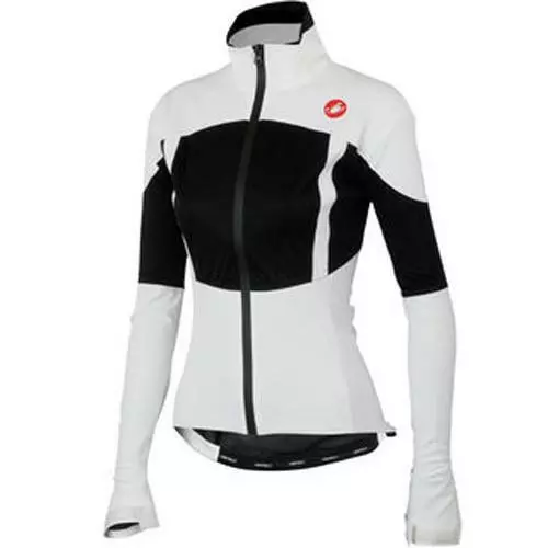 Castelli Womens Confronto Cycling Jacket - White 4513072 Softshell