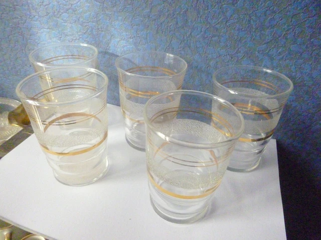 LOT DE 5 verres granité vintage EUR 10,00 - FR