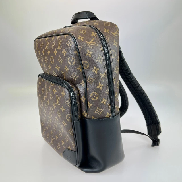 Louis Vuitton Dean Backpack Monogram Makassar Line Ruck Sack M45335