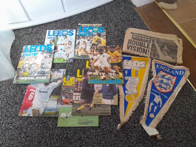 leeds united football programmes bulk