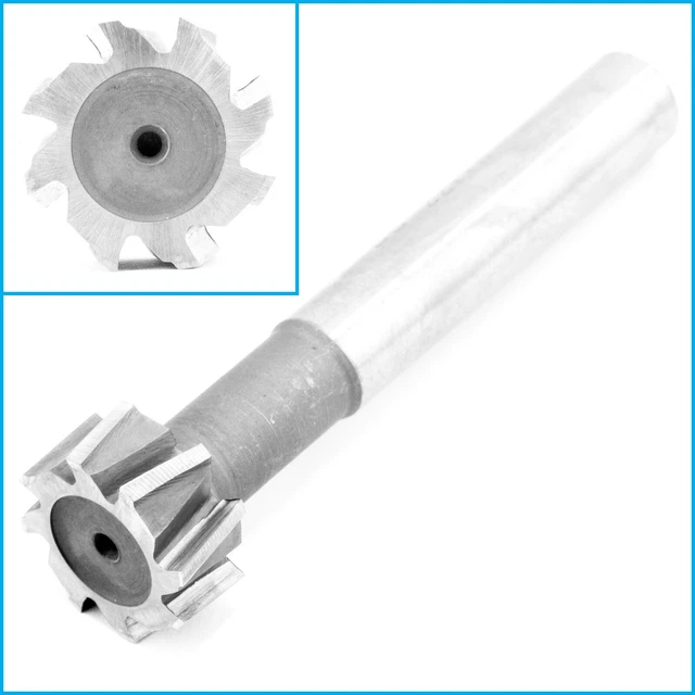 22mm x 10mm HSS 8Flute T-Slot Milling Cutter Mill End Metalworking Drilling Tool
