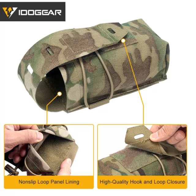 IDOGEAR Tactical Double 5.56 Mag Pouch MOLLE Magazine Pouch Mag Carrier Military 3