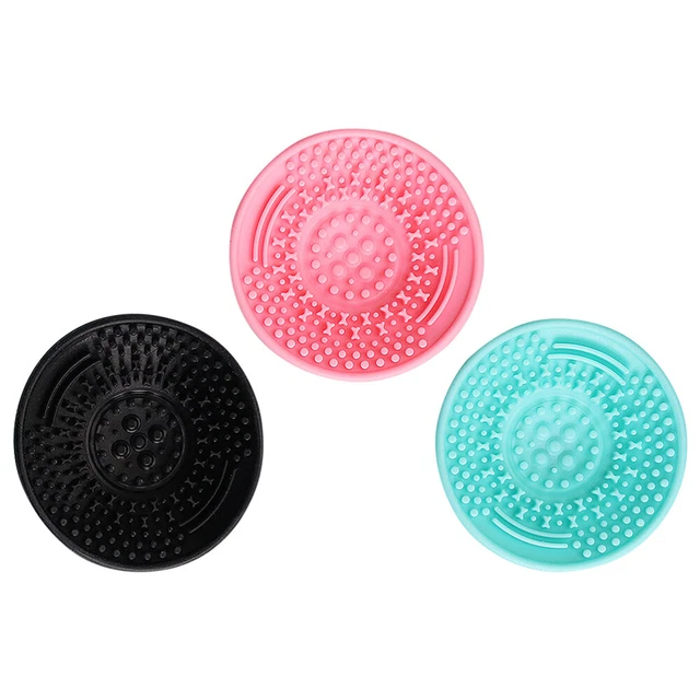 3pcs Beauté Outil De Nettoyage Tasse Maquillage Brosse Laveur Tapis