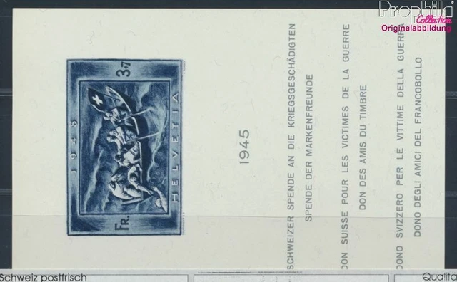 Suisse Bloc 11 neuf 1945 suisse don (8618554