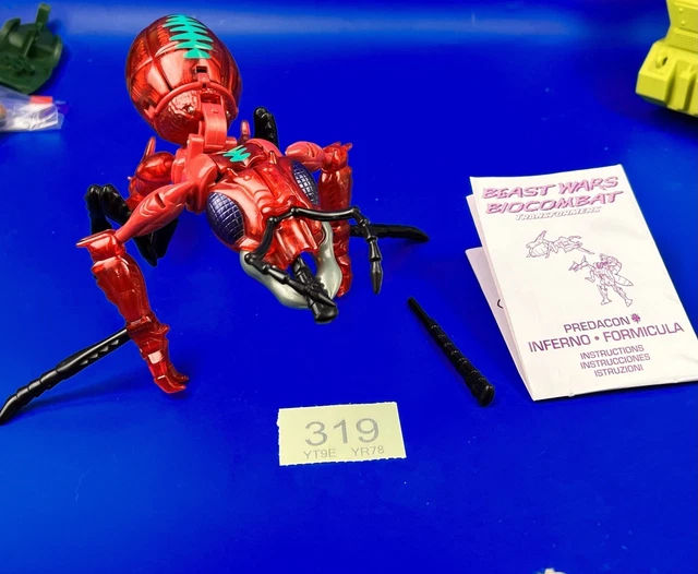 TRANSFORMERS BEAST WARS Predacon Inferno Formicula Ant Vintage 1996 Complete £39.99 PicClick UK