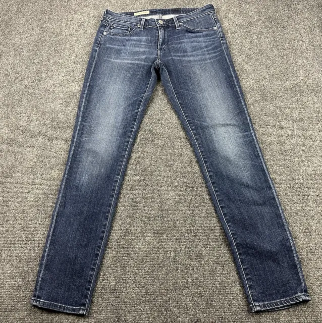 AG Adriano Goldschmied Stevie Ankle Slim-Straight Jeans women’s Sz 27R Blue