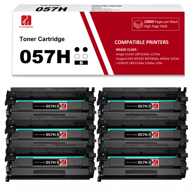 CRG-057 Compatible With Canon 057H Toner ImageCLASS 227dw LBP226dw Lot