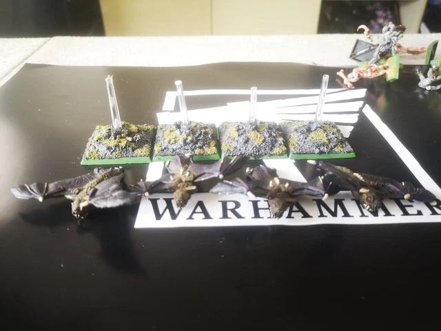 Warhammer Fantasy Vampire Counts Fell Bats x4 Metal Classic