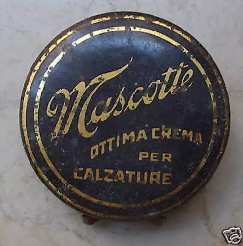 Calzature-Lucido Per Scarpe-Mascotte-Sidol-Firenze-Scatola D'epoca-Pubblicitaria